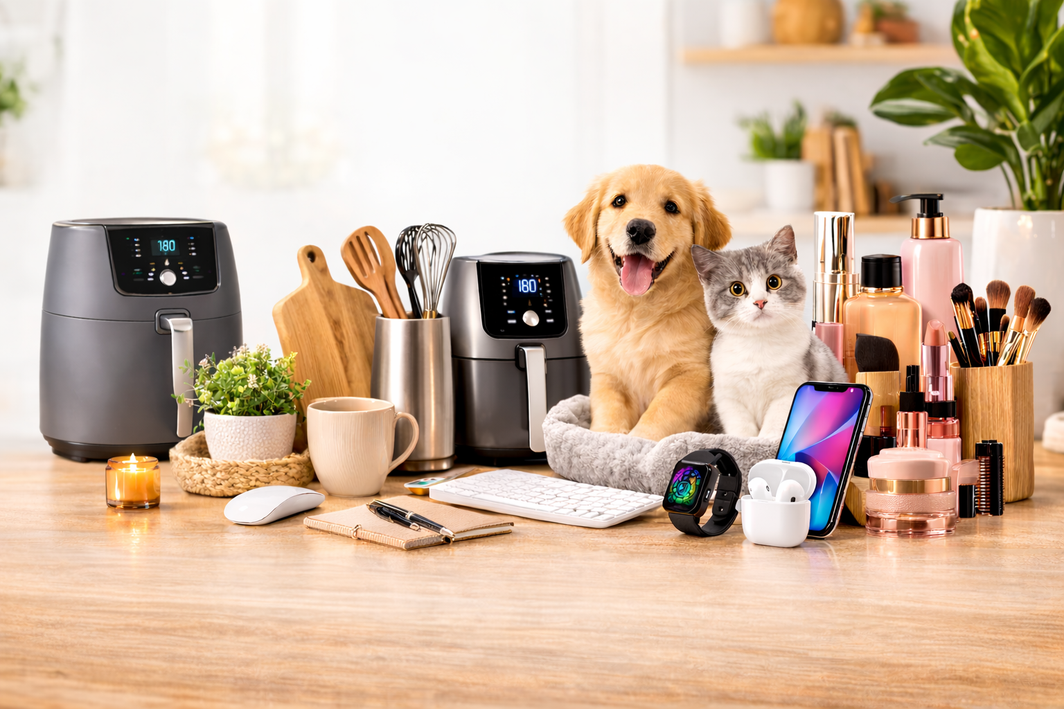 Your one-stop shop for home essentials, pet care, beauty products, mobile accessories, and office supplies 🛍️